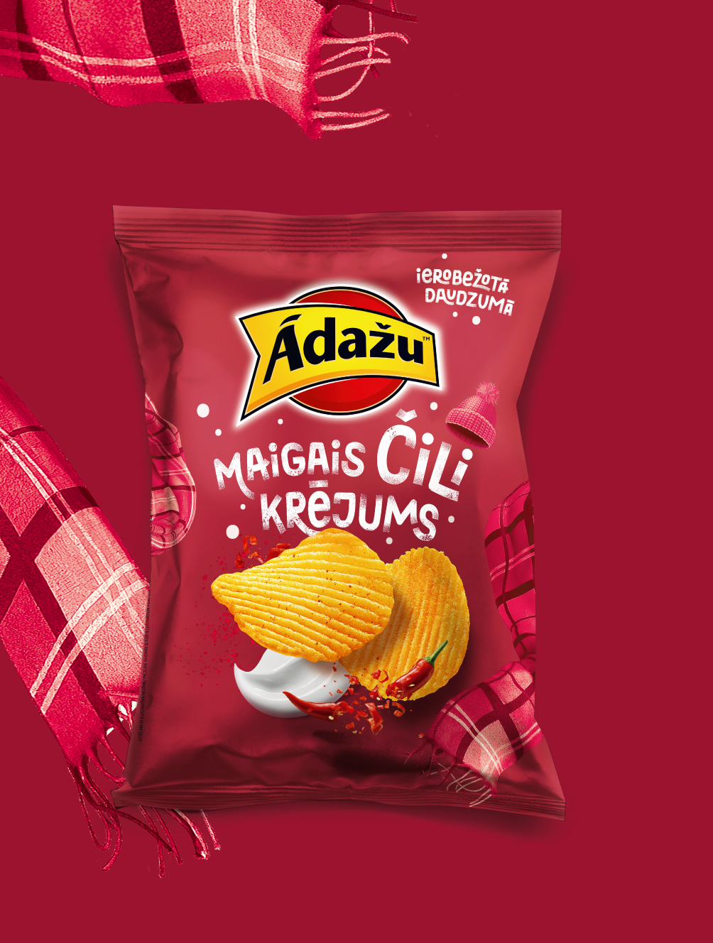 Ādažu čipsi salty snacks packaging
