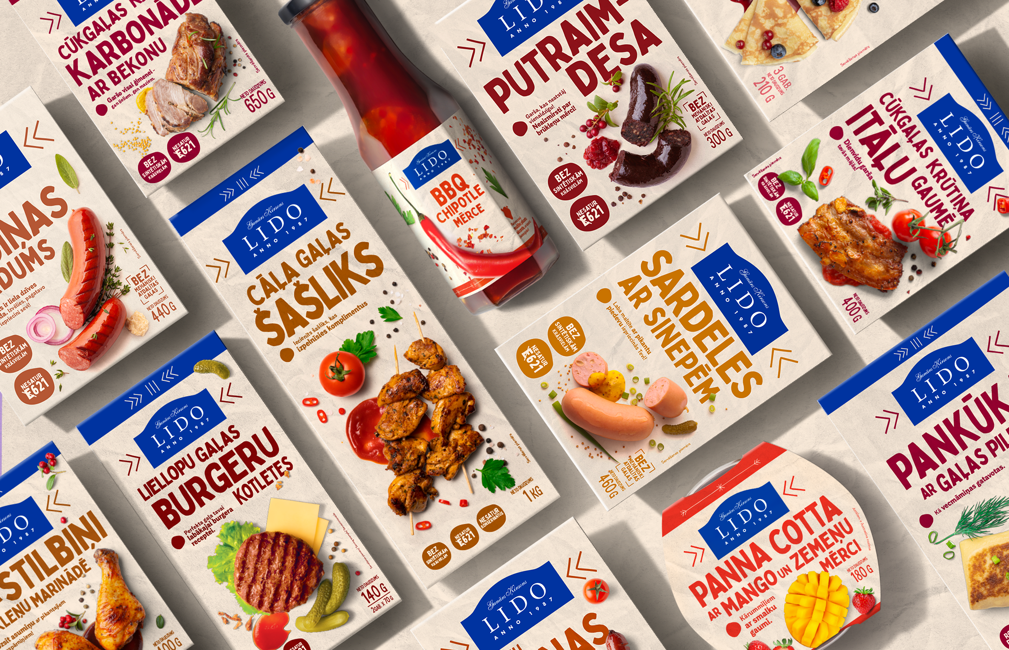 Lido packaging