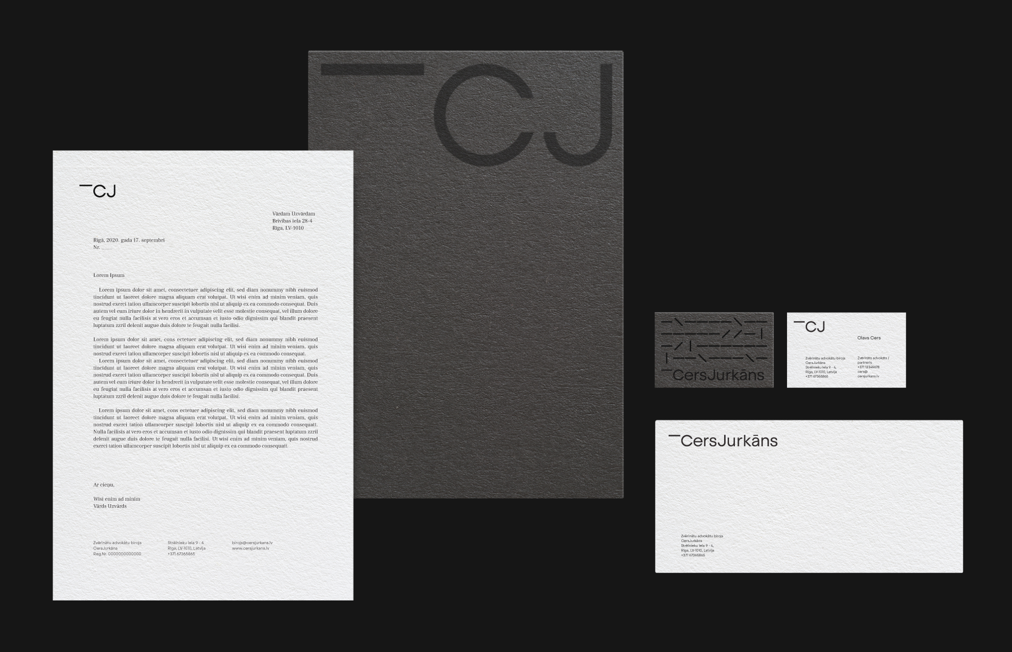 CersJurkans Law Firm identity