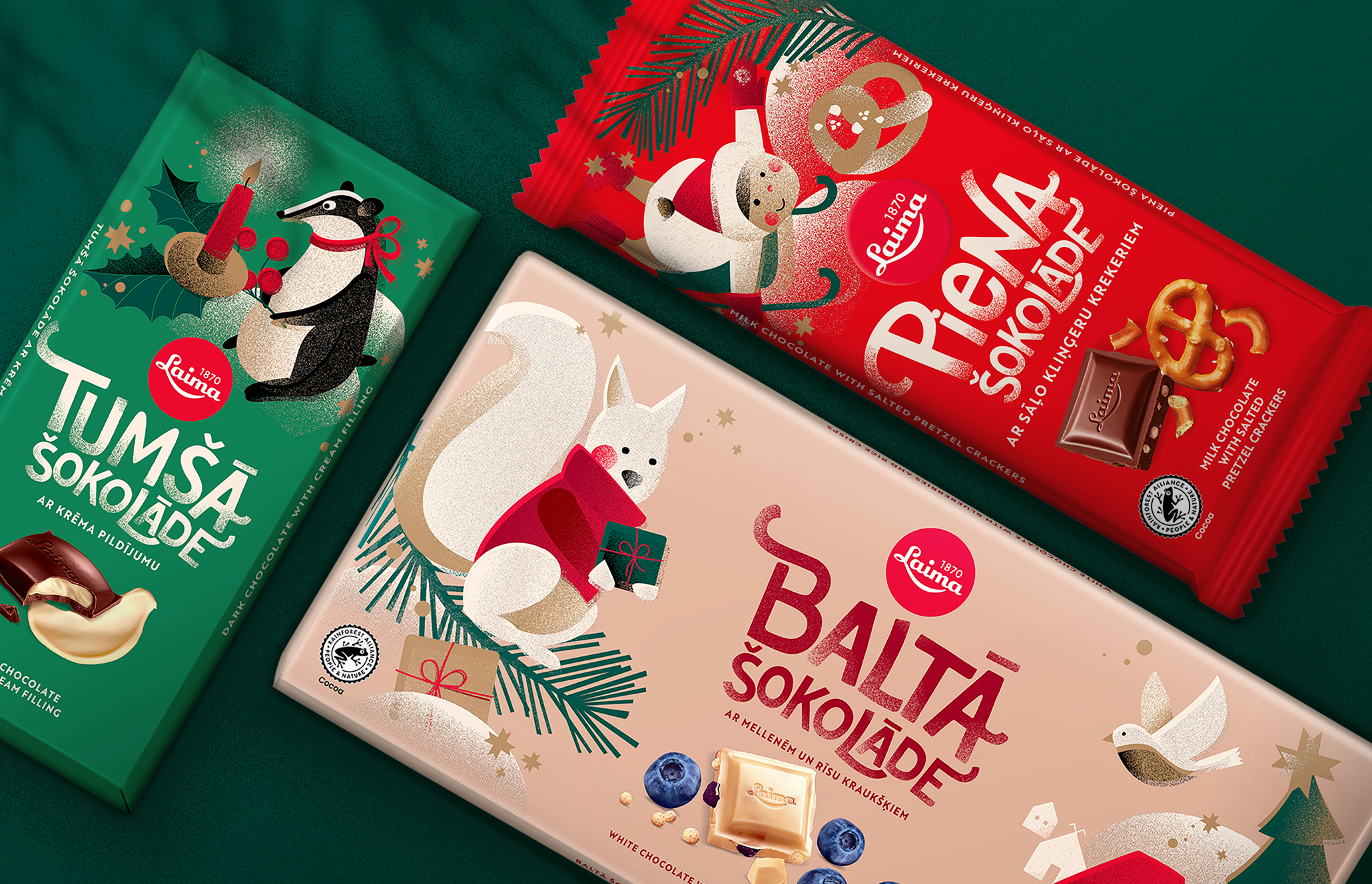 Laima confectionary identity & packaging