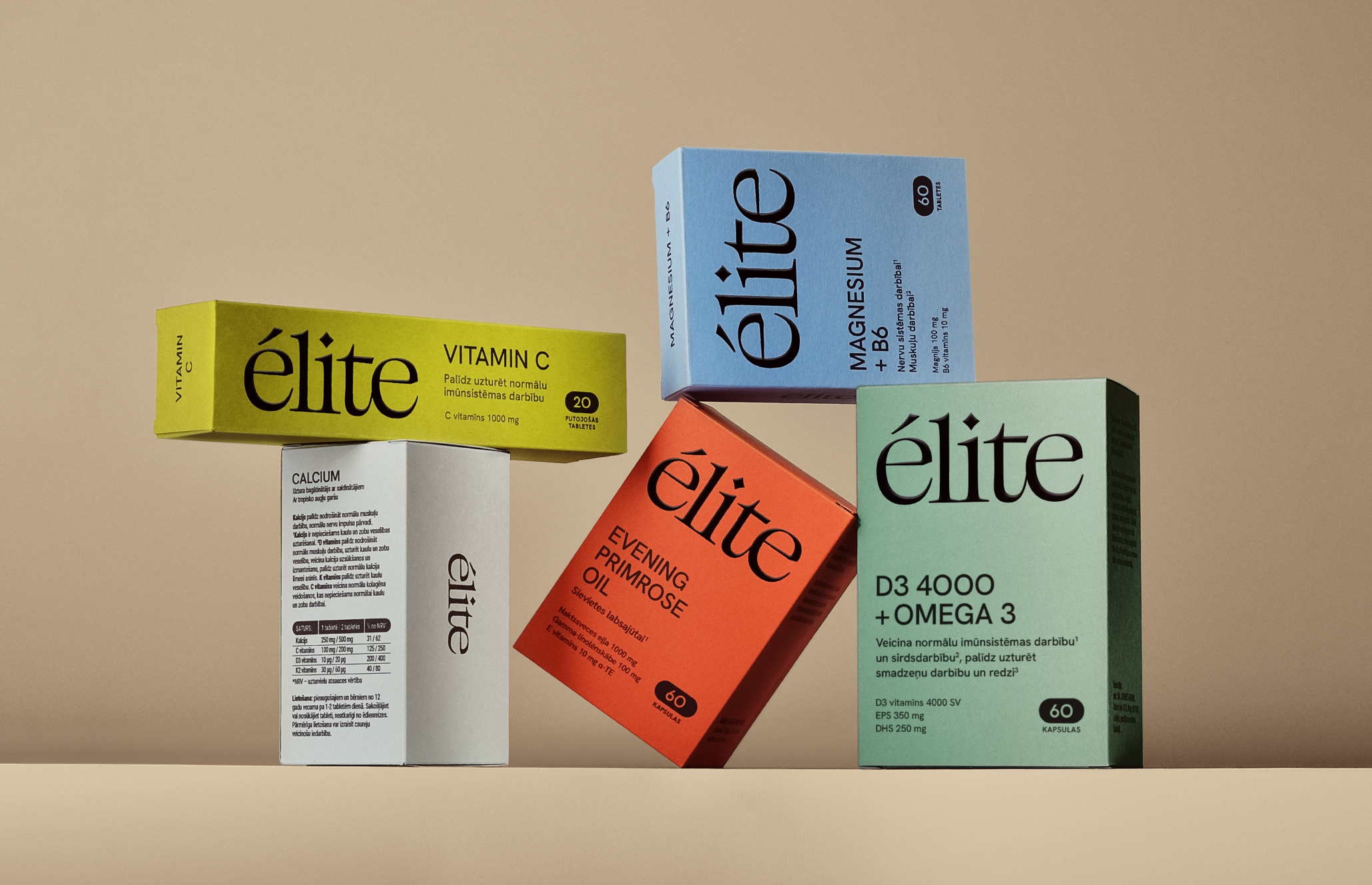 Elite vitamins identity & packaging