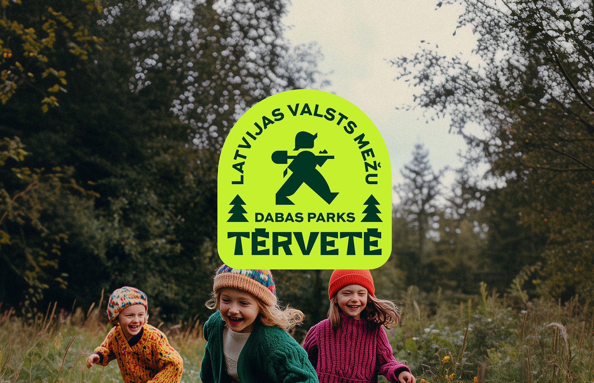 Latvia's State Forests Nature park in Tērvete Identity