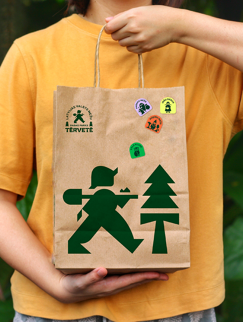 Latvia's State Forests Nature park in Tērvete Identity