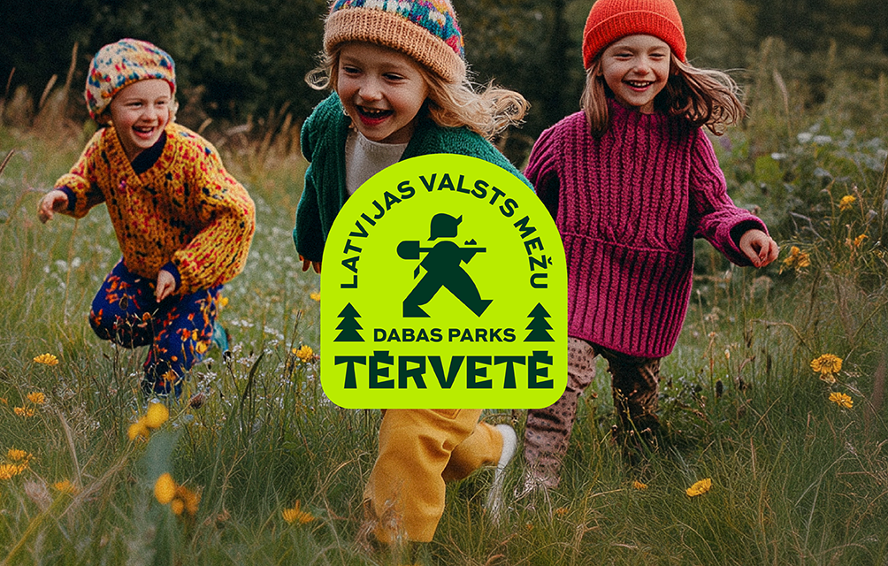 Latvia's State Forests Nature park in Tērvete Identity