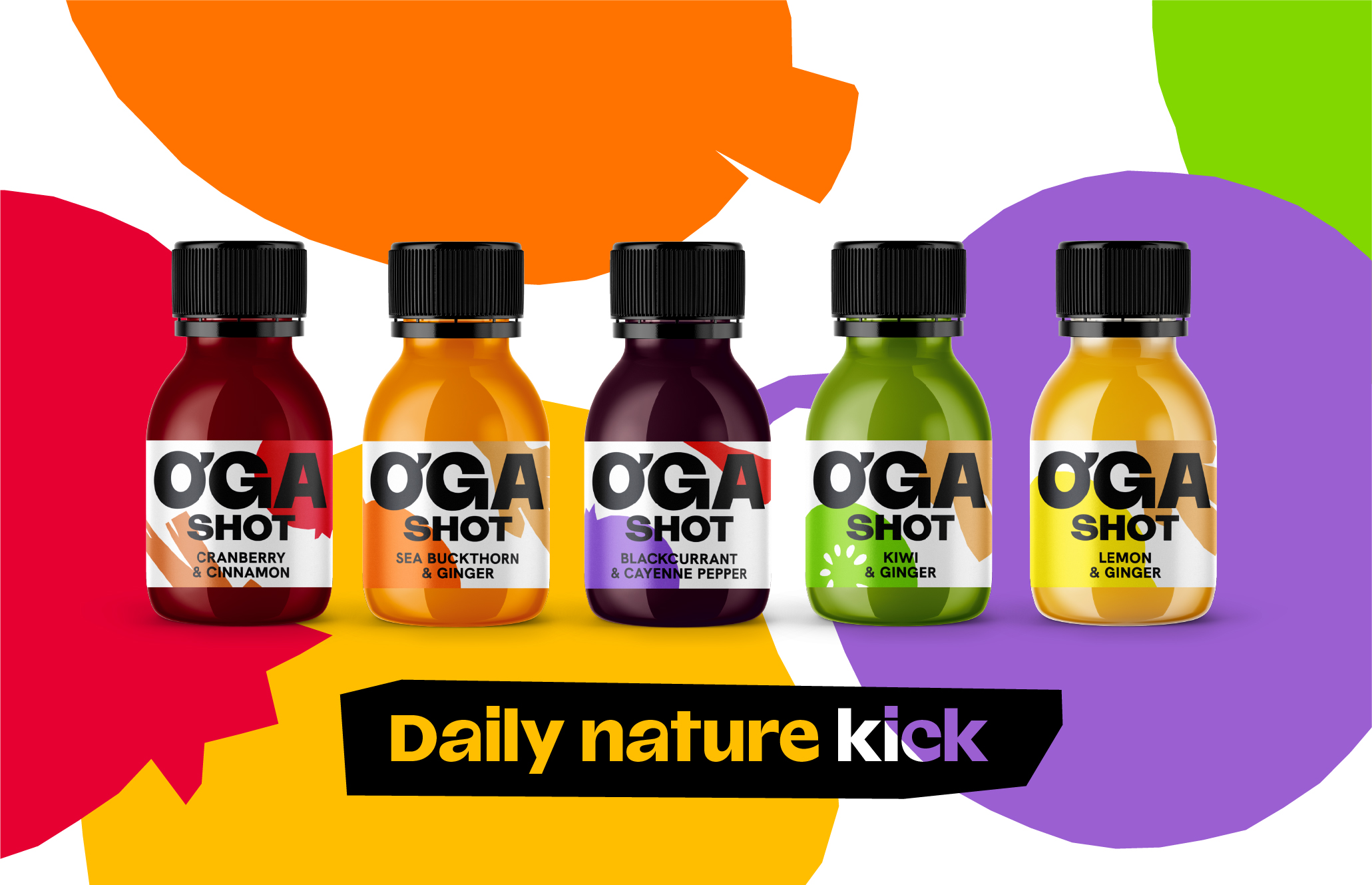 Oga Juice Identity and Packaging