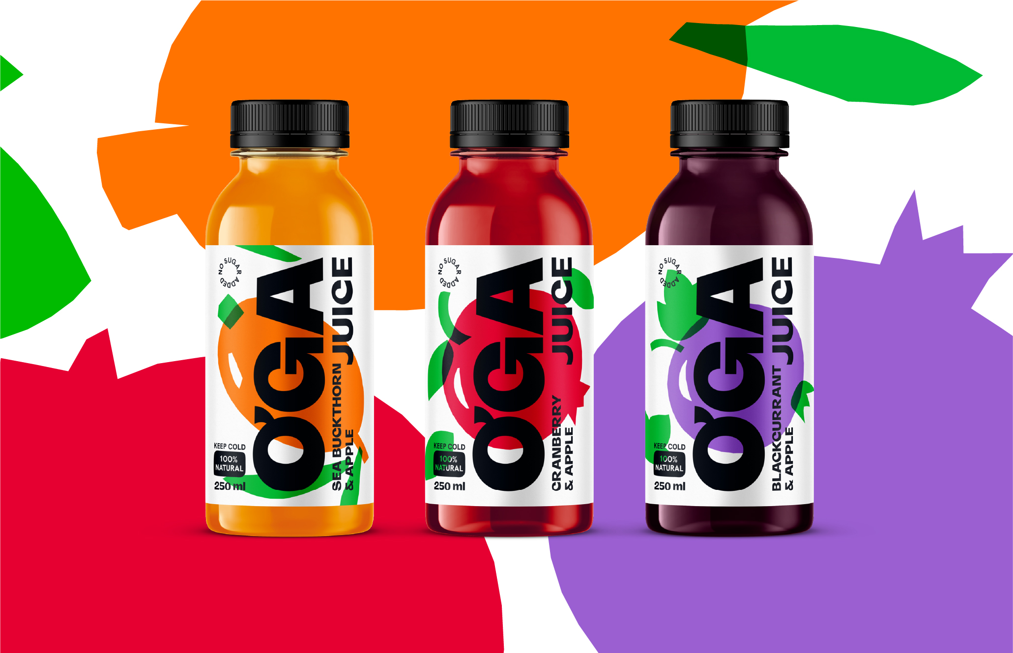 Oga Juice Identity and Packaging