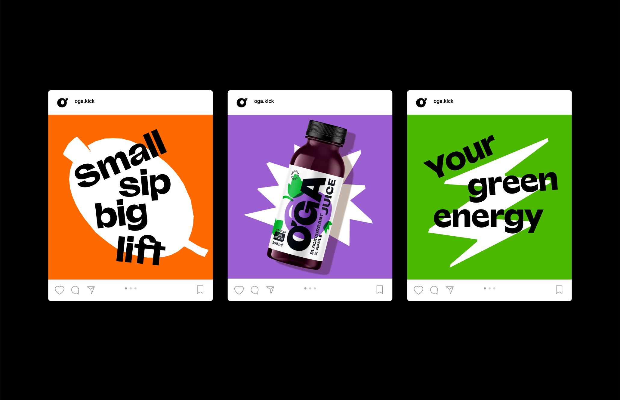 Oga Juice Identity and Packaging